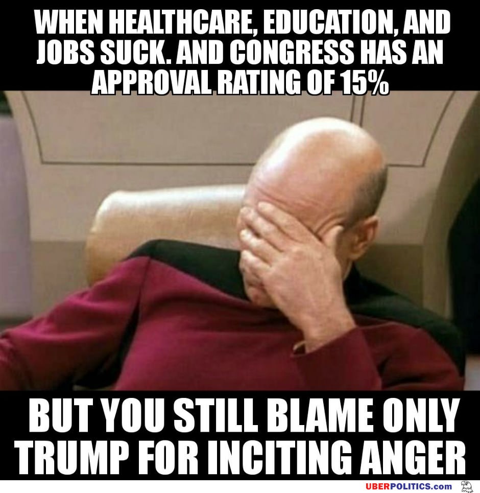 Still Blaming Trump