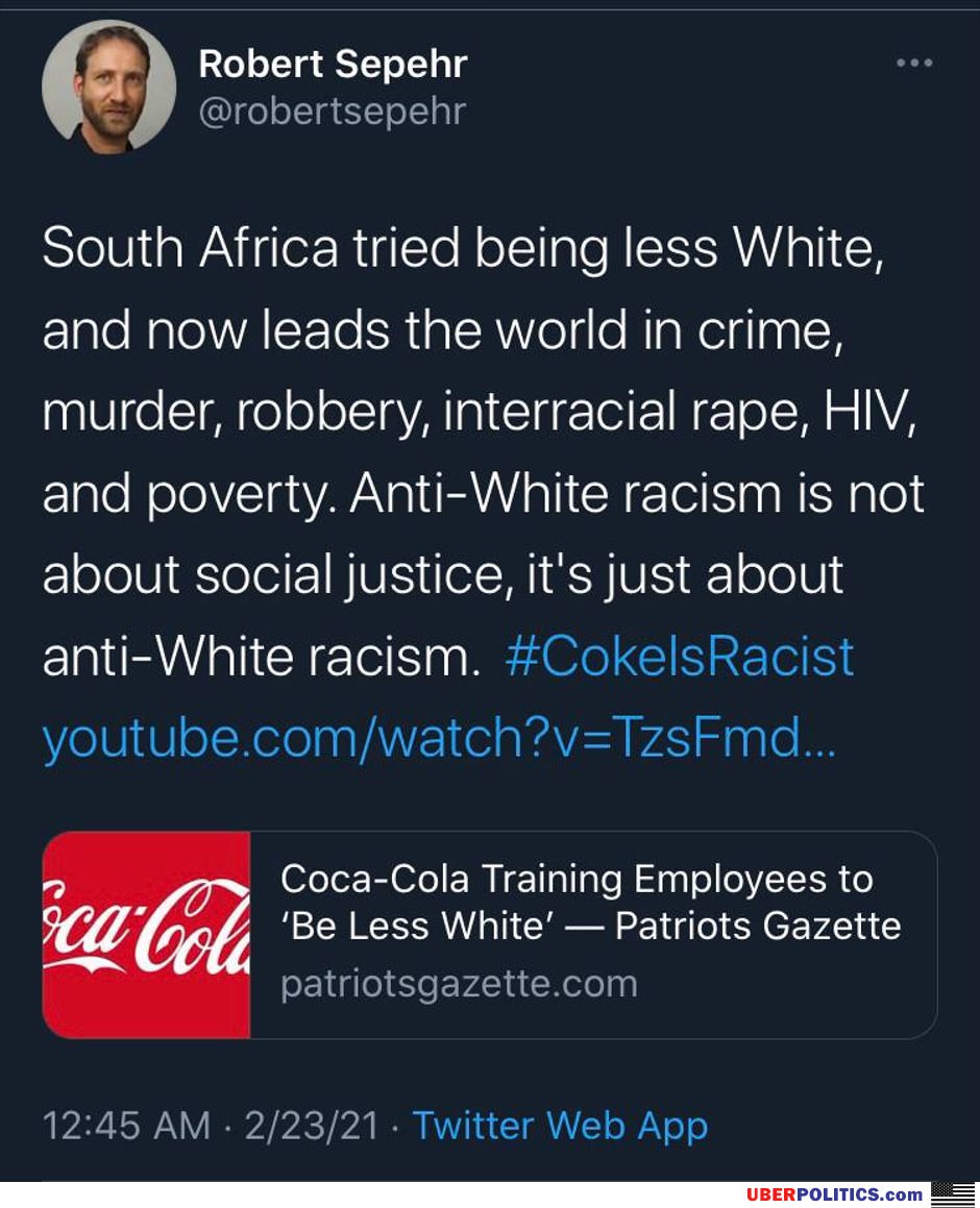 Be Less White Woka Cola