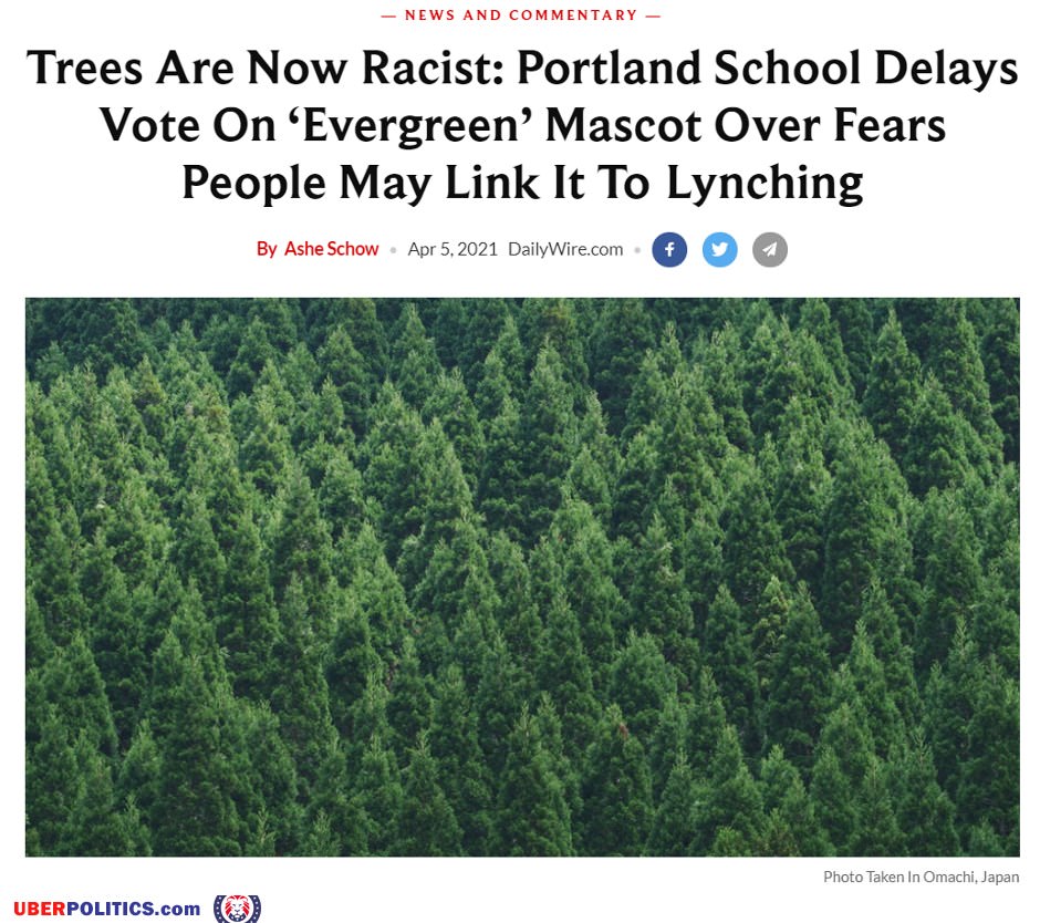 Trees Are Now Racis