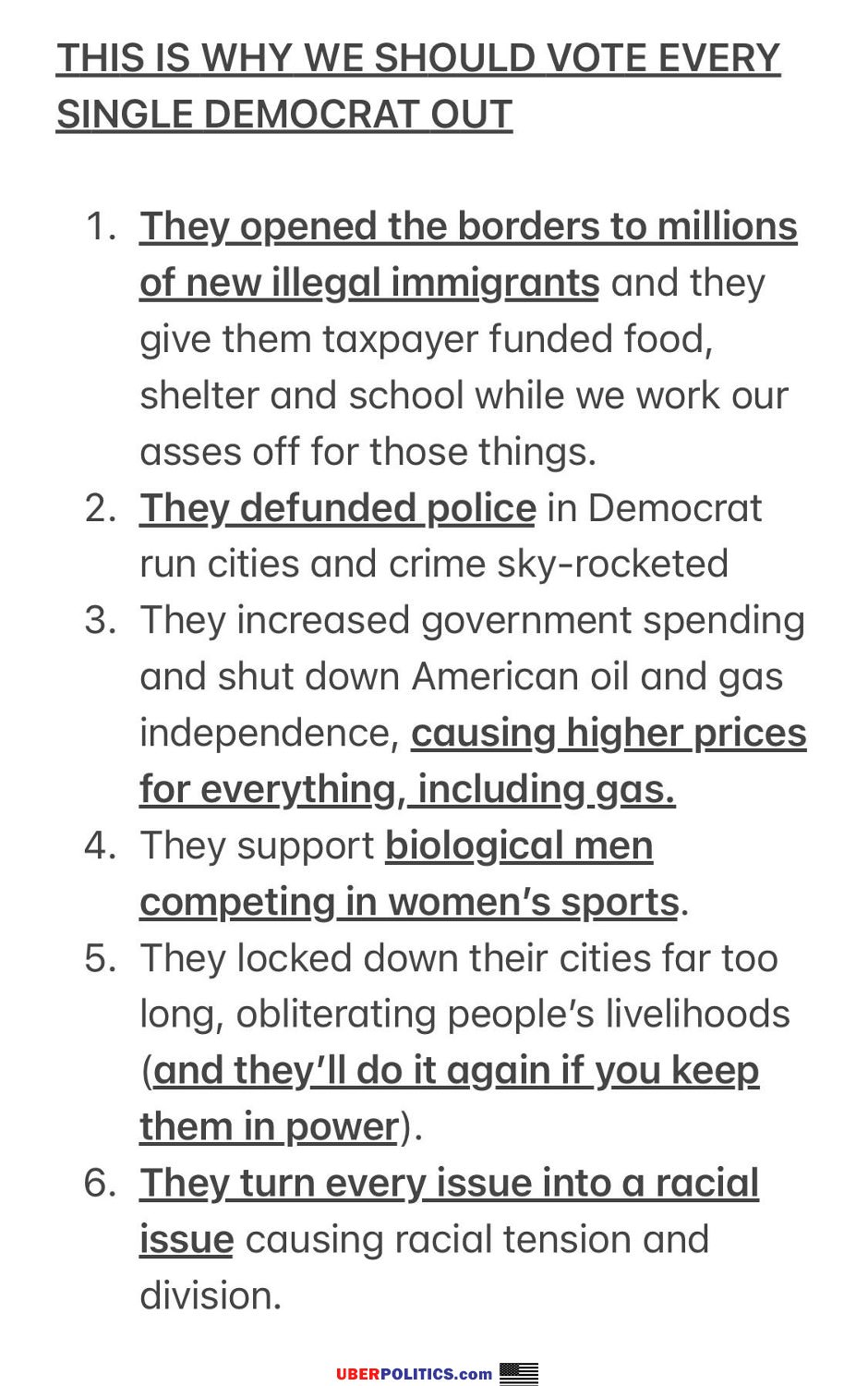 Remove Democrats