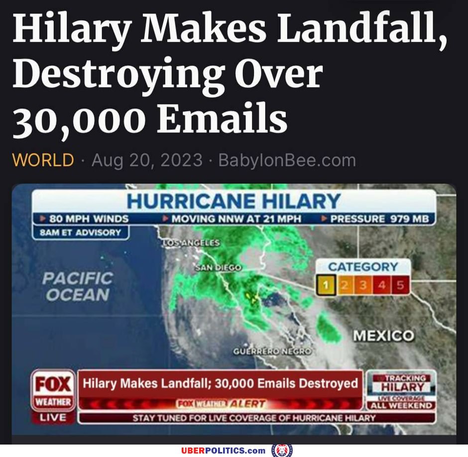 Hilary Makes Landfall