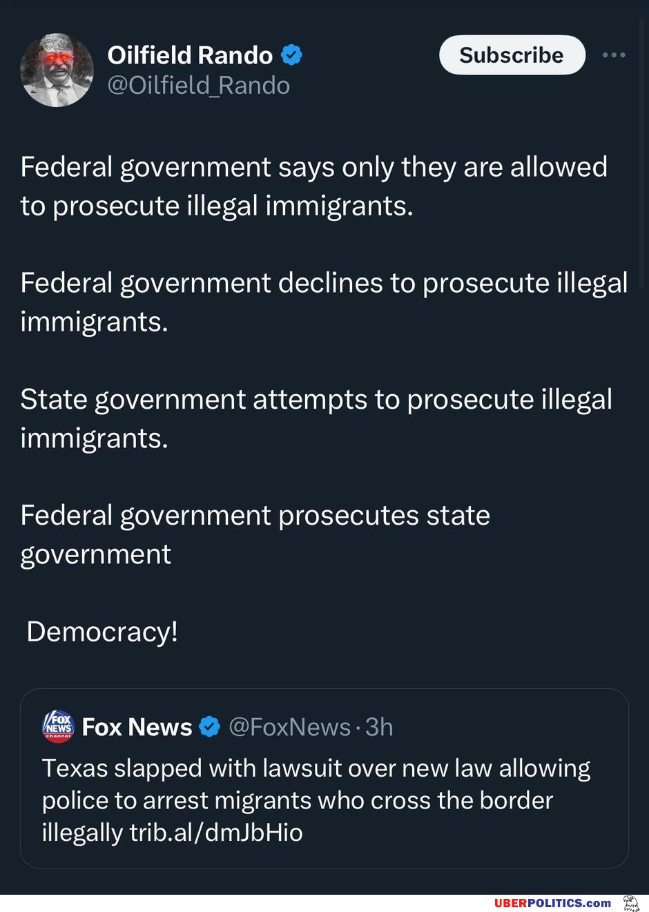 Ahh Democracy