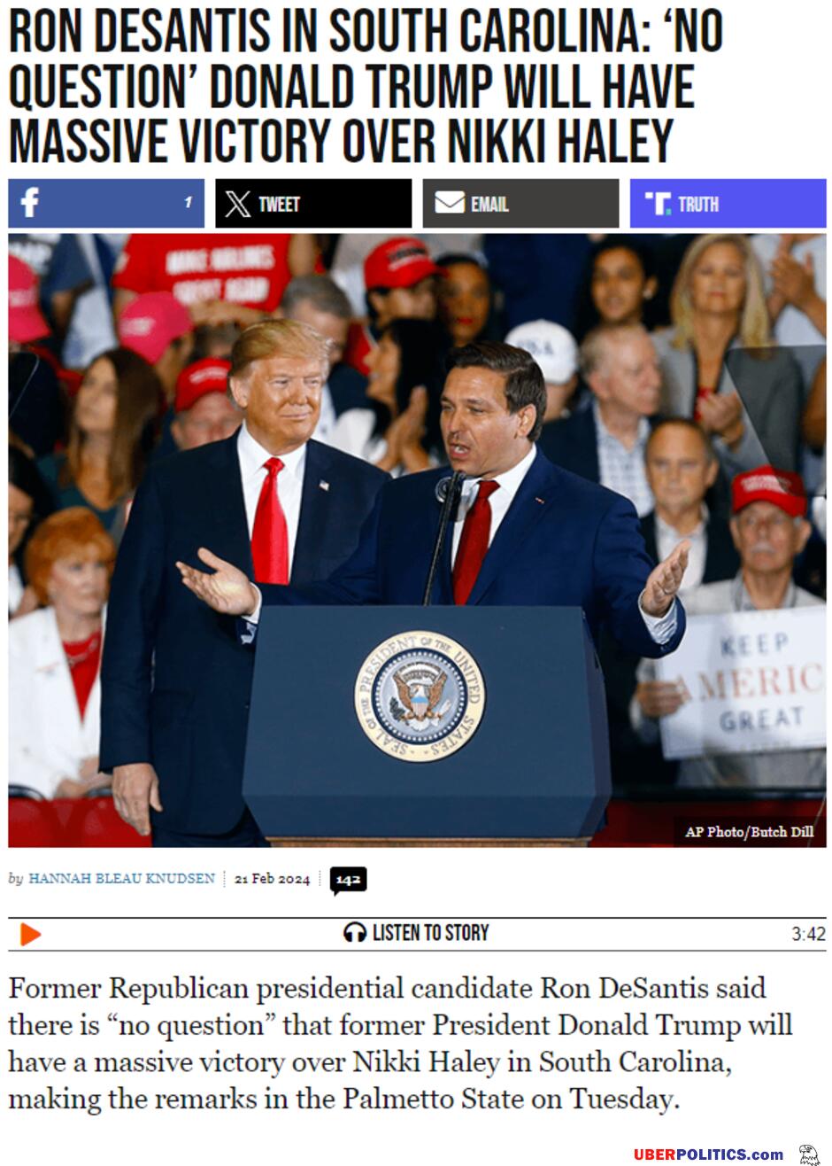 Even Desantis Knows