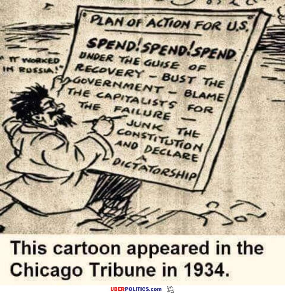 Cartoon From 1934