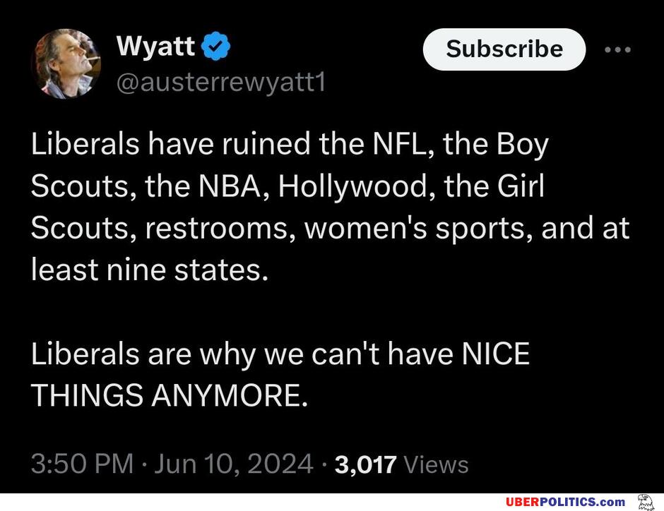 Things The Liberals Have Ruined