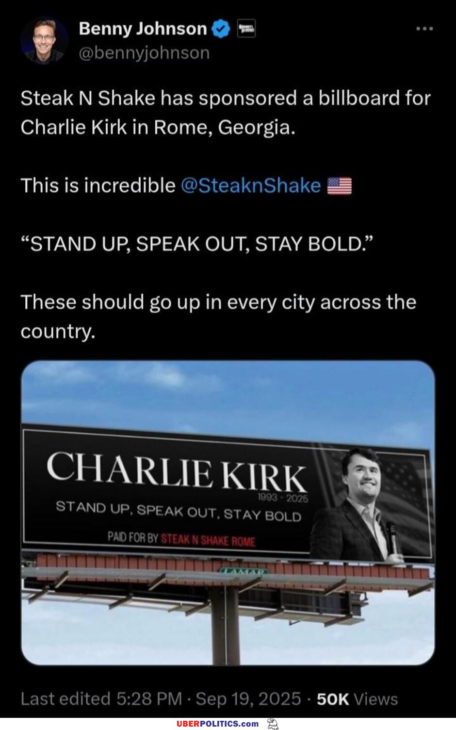 Thank You Steak N Shake